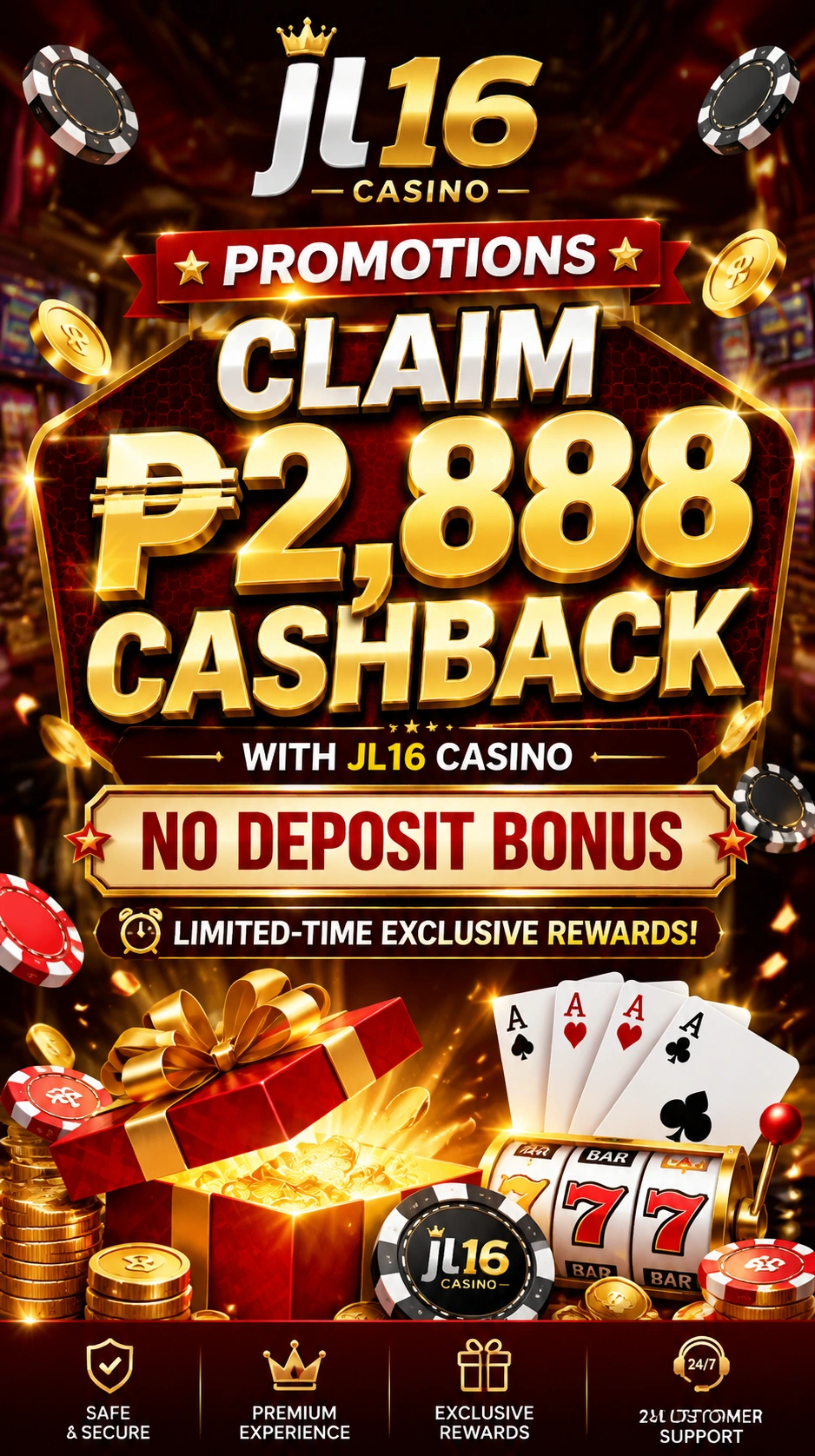 Promotion overview card for Online Slots Philippines and Live Casino