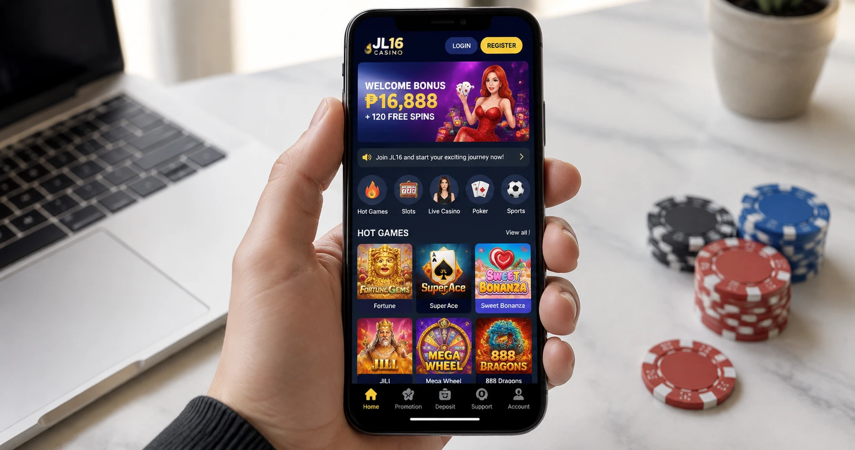 Guide to jl16 online casino login register philippines and App Access - image 2